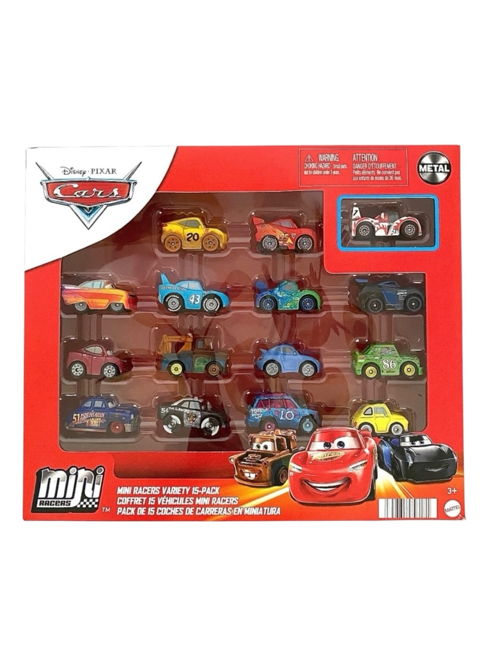Disney Pixar Cars Mini Racers 15 Pack